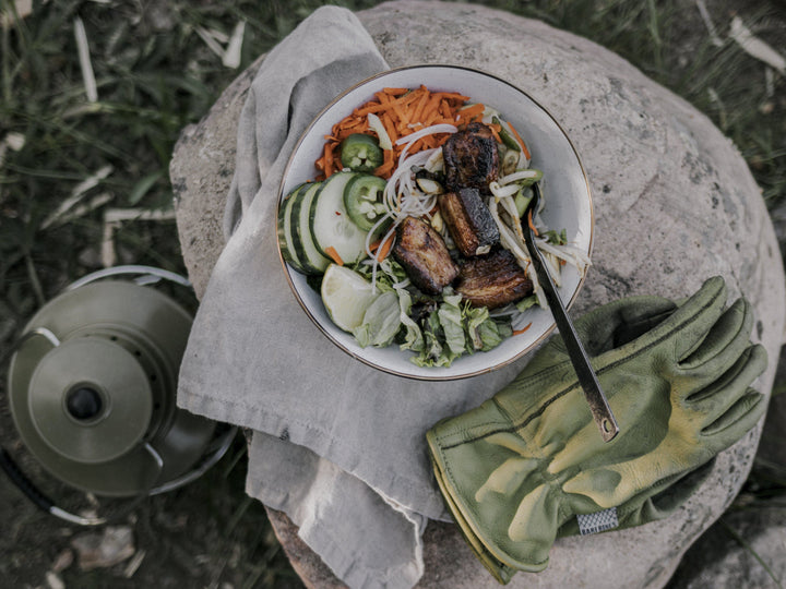 Grilled Pork Belly Noodle Bowl