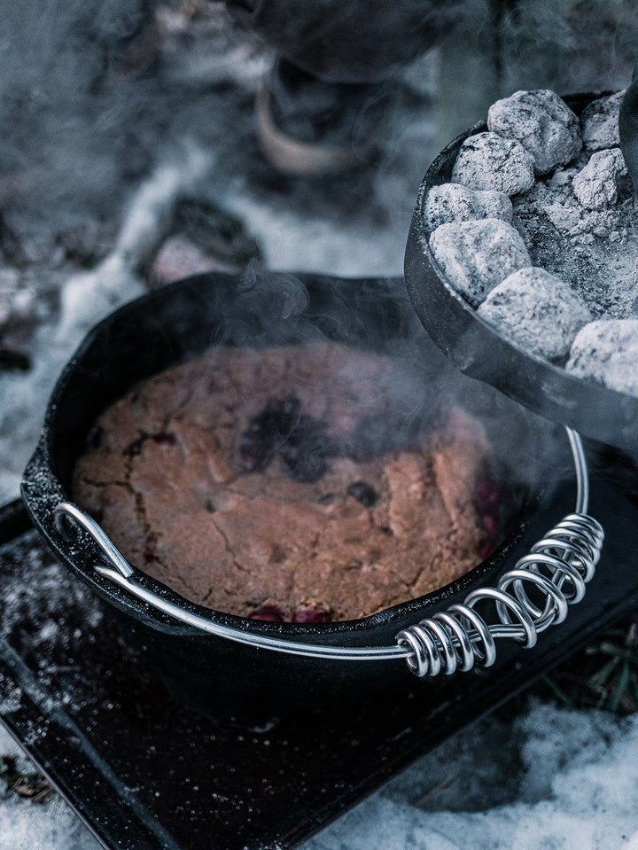 Browned Butter Cranberry Cobbler