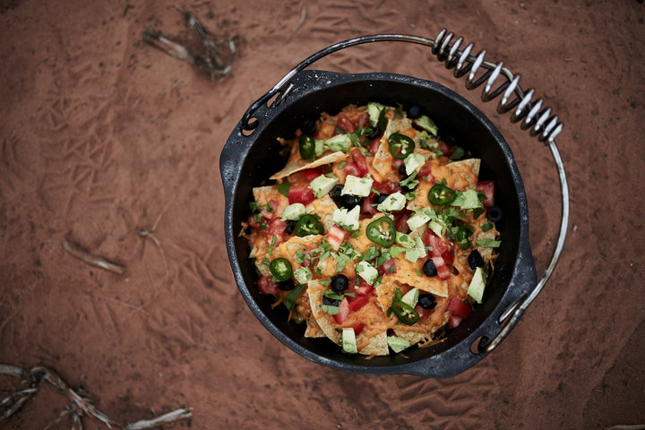 Camp Dutch Oven Nachos