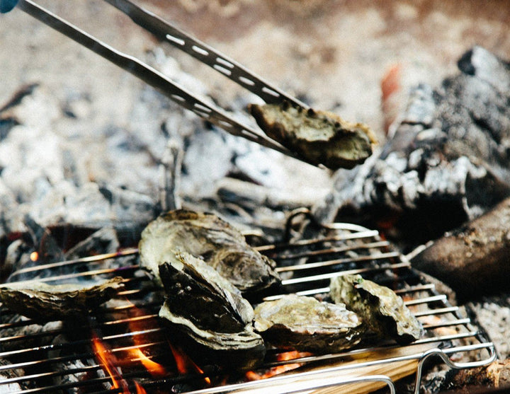 Grilled Oysters with Chorizo Butter