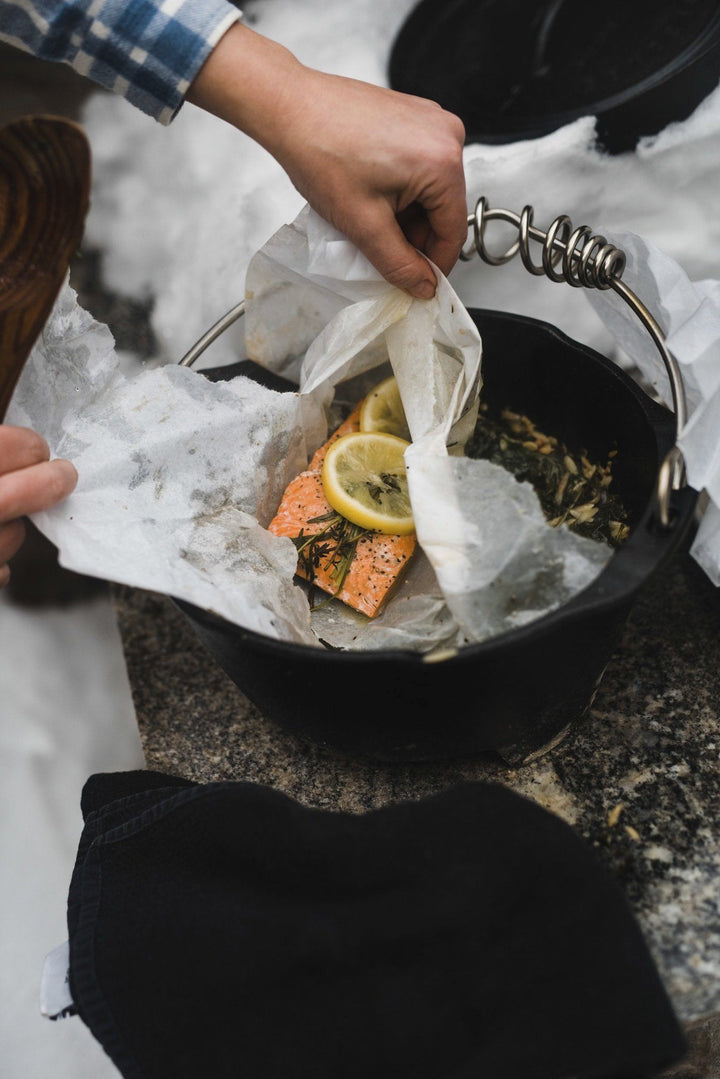 Dutch Oven Aromatic Wild Salmon