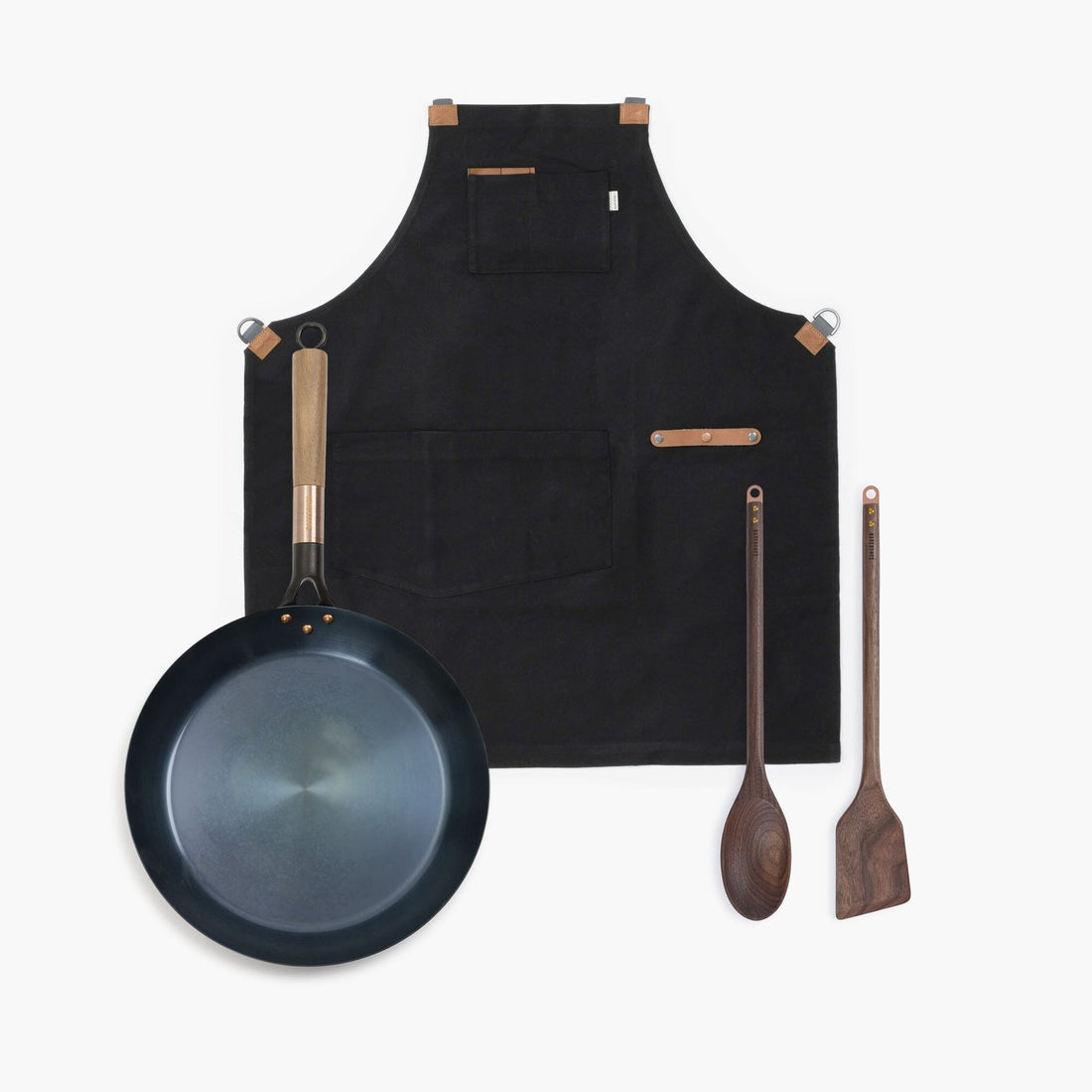 Blue Carbon Steel Skillet Bundle