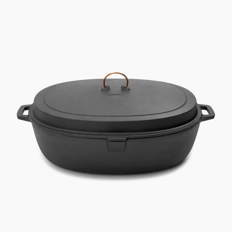 Enamel Lined Cast Iron Roaster