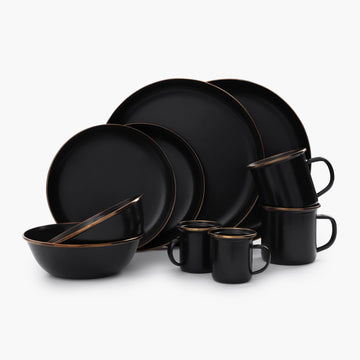 Enamelware Dining Collection - Charcoal