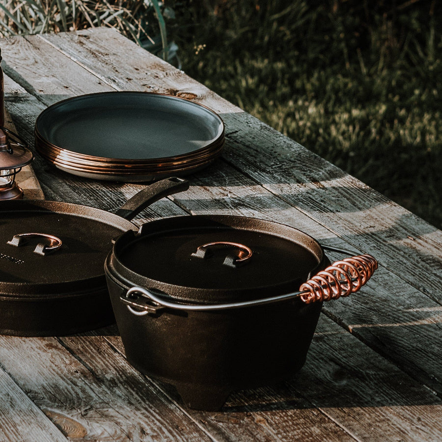 Polished Cast Iron Dutch Oven - 4qt