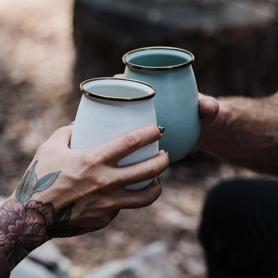 enamel tumbler set