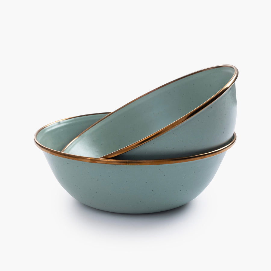 enamel bowl set