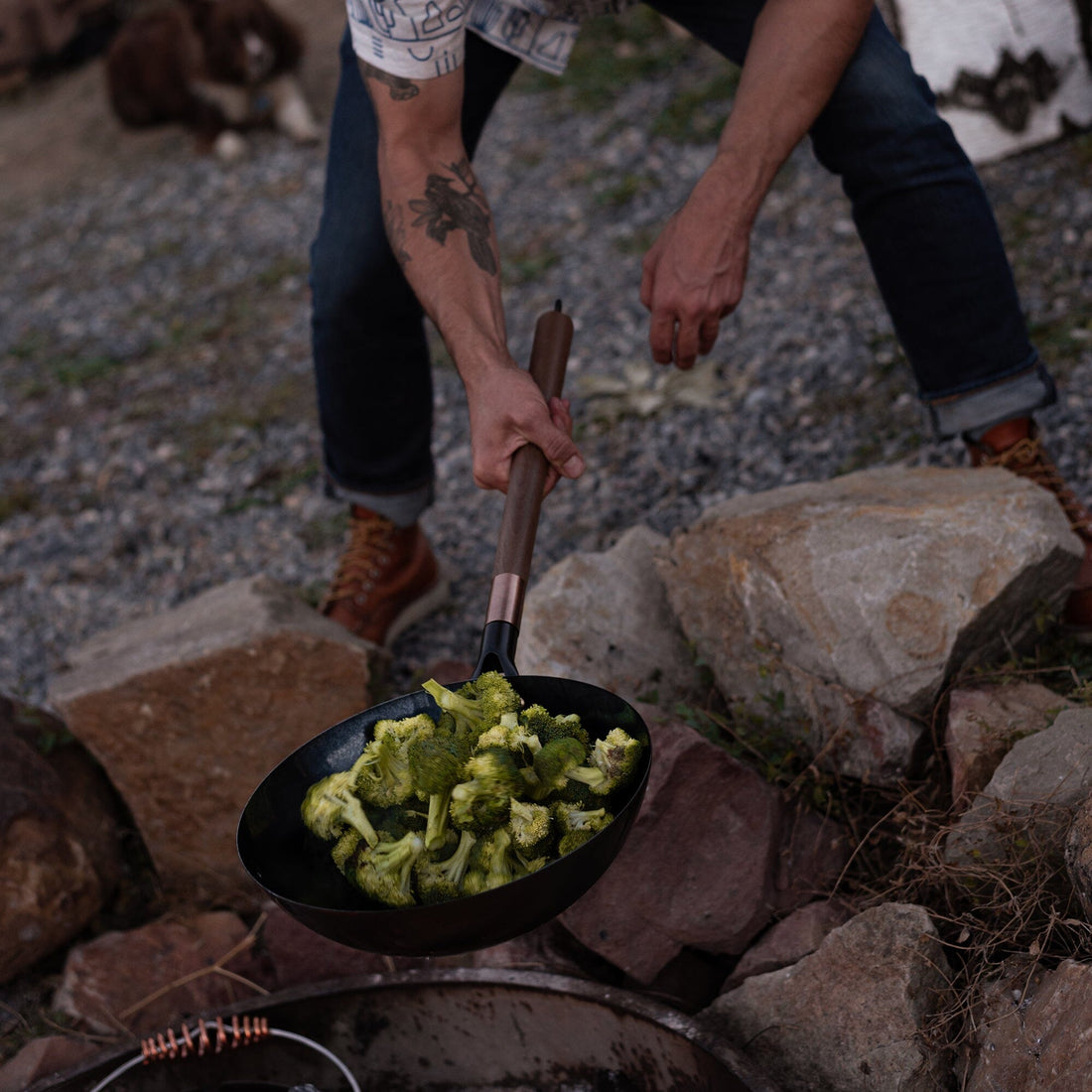 Long Handle Wok