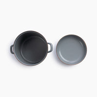 Enamel Stock Pot - Slate Gray