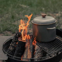 Enamel Stock Pot - Slate Gray